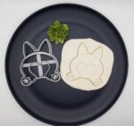 Corgi Butt heart shape cookie cutter  - dog bum Clay fondant party pet