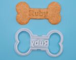 Custom Dog Bone Cookie Cutter Stamp Pet Clay fondant  Pet Treat Stamp - Image 2