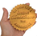Personalized Christmas Cookie Stamp: Family Name Embosser