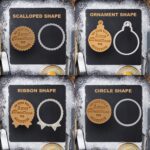 Christmas Custom Cookie Stamp Personalized Cookie and Fondant Embosser 3" Holiday craft fondant clay - Image 6