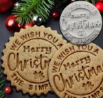 Personalized Christmas Cookie Cutter Stamp Set, Custom Family Name Stamp, 4 Festive Shapes to Choose, Perfect for Holiday Baking & Gifting - Image 8