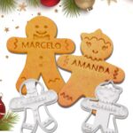 Personalized Gingerbread Cookie Cutter With Name – Custom Gingerbread Boy or Girl Stamp – Kids Christmas Cookie Cutter – Holiday Baking Gift - Image 5