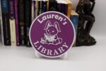 Personalized Library Sign 3D Printed Book Nook Decor with Stand, Unique Bookshelf Accessory for Readers, Book Lovers Gift,   Bookshelf Sign - Image 6