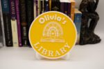 Personalized Library Sign 3D Printed Book Nook Decor with Stand, Unique Bookshelf Accessory for Readers, Book Lovers Gift,   Bookshelf Sign - Image 7