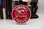 Personalized Library Sign 3D Printed Book Nook Decor with Stand, Unique Bookshelf Accessory for Readers, Book Lovers Gift,   Bookshelf Sign