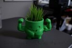 Funny Flexing Muscle Planter: Unique Gym Decor - plant not included - Image 9