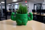 Funny Flexing Muscle Planter: Unique Gym Decor - plant not included - Image 10