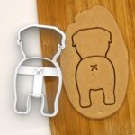 Rottweiler Butt Cookie Cutter 3D Printed | Fun Dog-Themed Baking Tool | 4 Inch  | Perfect for Pet Lovers & Bakers