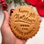 Custom Christmas Cookie Cutter & Stamp — Personalized Family Name Holiday Cookie Press — 3D Printed Cookie Cutter, Gift-Ready Baking Set - Image 2